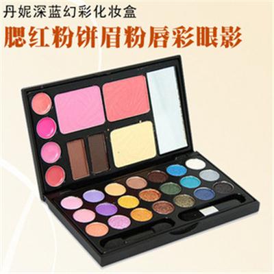 影楼专用丹妮眼影盘腮红眼影盘彩妆盘裸妆全套眼彩盒套装初学者者