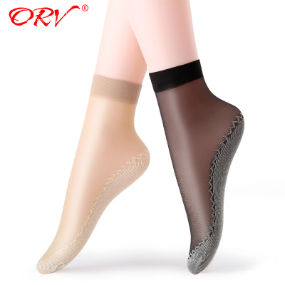 【ORV品牌 10双装】棉底?#23458;?#33050;底棉短袜 女超薄水晶面短?#23458;?防滑