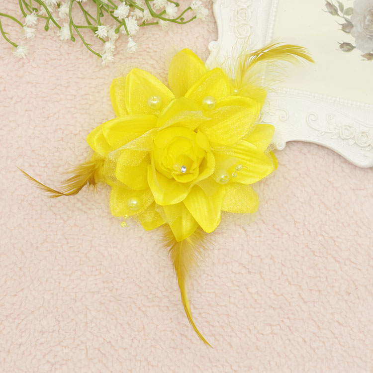 Bridal headdress flower lady flower thousand bone dress accessories children's performance headdress hair ornament headdress hand flower