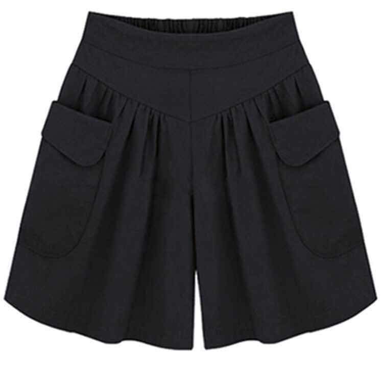 Fat mm Summer Shorts women's 200kg oversize shorts women's Euramerican loose wide leg pants sports hot pants skirt