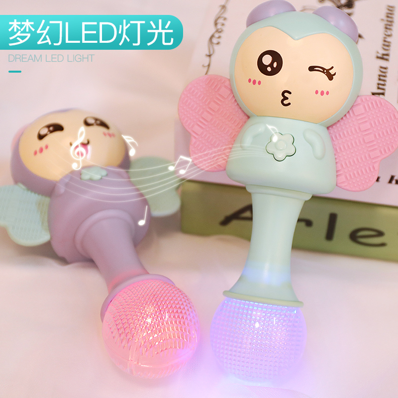 新生婴儿玩具0-1岁手摇铃牙胶音乐节奏棒男女宝宝3-6-12个月益智5