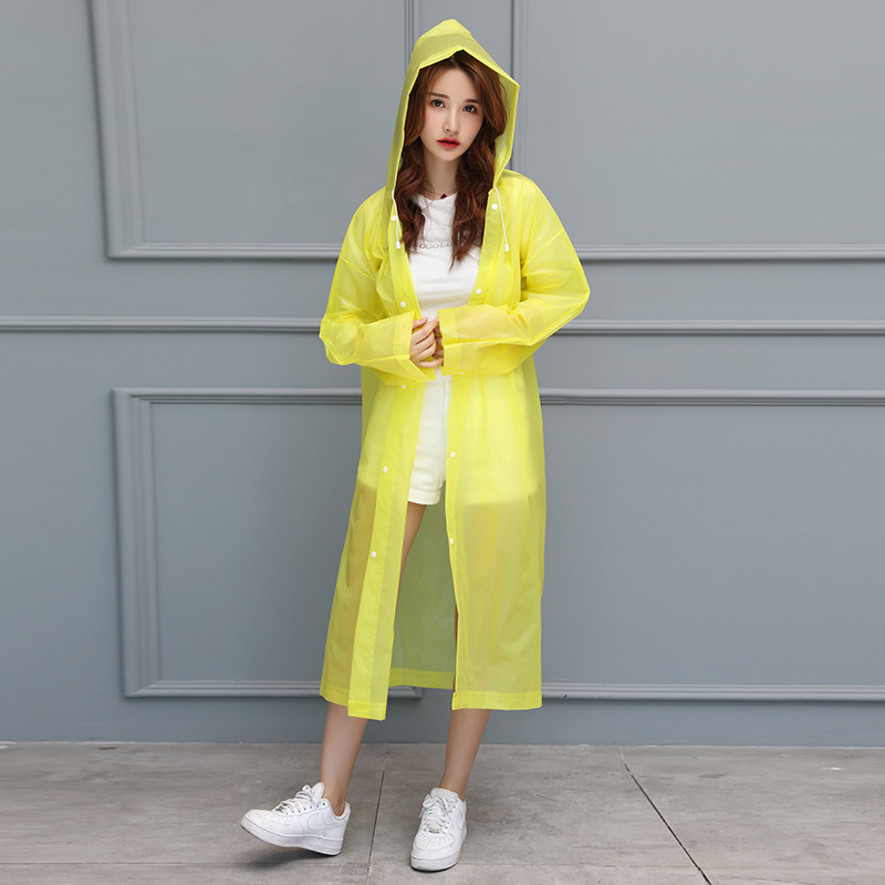 【雨天必备】加厚EVA环保雨衣时尚成人儿童韩版长款雨披户外旅行